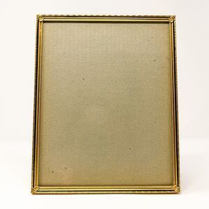 Vintage Black Gold Picture Frame 8x10 Photo Ornate Hollywood Regency Decor